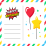 Postcard - Birthday Comic
